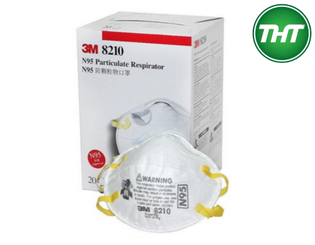 KHẨU TRANG PHÒNG ĐỘC 3M 8210 - Hình ảnh 2